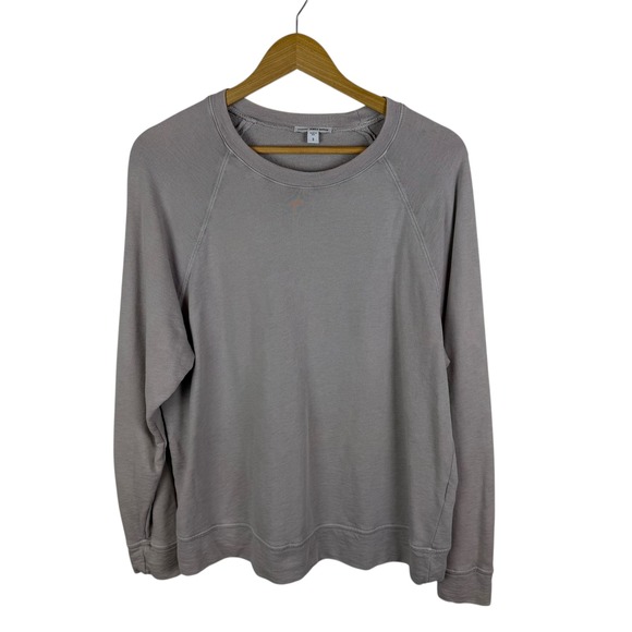 James Perse Tops - Standard James Perse Pullover Sweatshirt Size 3 Large Gray Lounge Comfy Casual